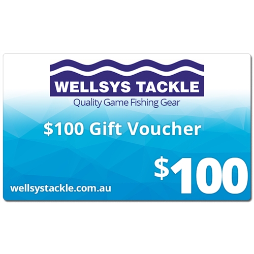 $100 Gift Voucher - Wellsys Tackle
