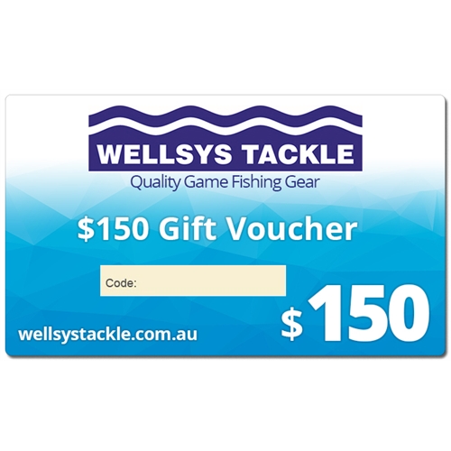 $150 Gift Voucher - Wellsys Tackle