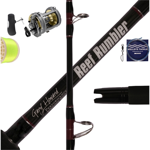15kg Combo - Gary Howard Reef Rumbler 60MBT 15-24kg Rod with Tyrnos 50-2SP Reel