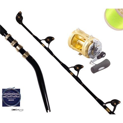 24kg Combo - Gary Howard Game On 24kg/curved butt Rod  with Tiagra TI50 WLRSA Reel