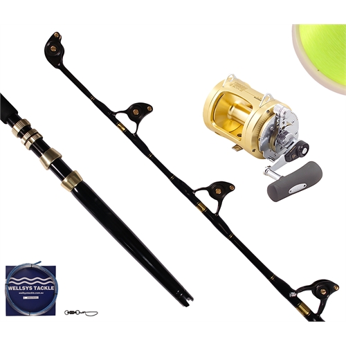 37kg Combo - Gary Howard Game On 37kg/straight butt Rod with TI50WLRSA Reel