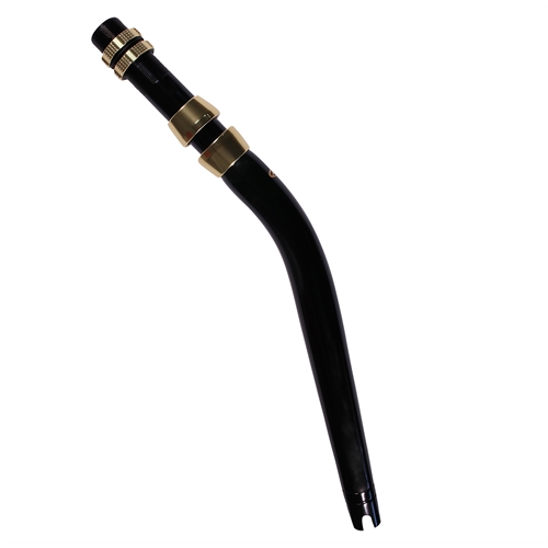 ALPS Short Curved Aluminium Rod Butt Black/Gold Size 2