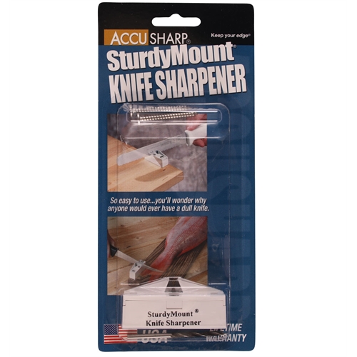 Accusharp Fishing KNIFE SHARPENER - Sturdy Mount 