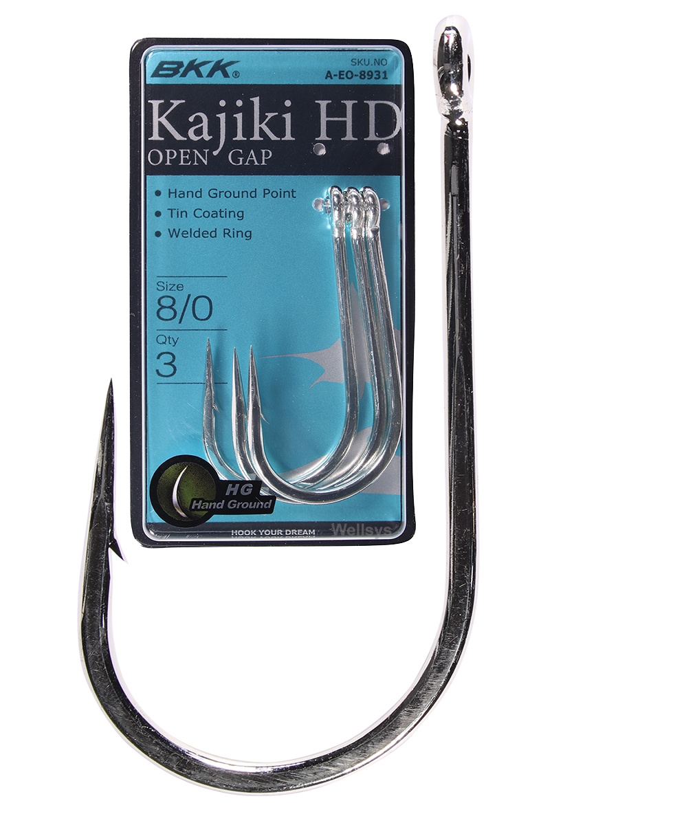 BKK Fishing Hooks - KAJIKI Heavy Duty Open Gap Trolling Hook