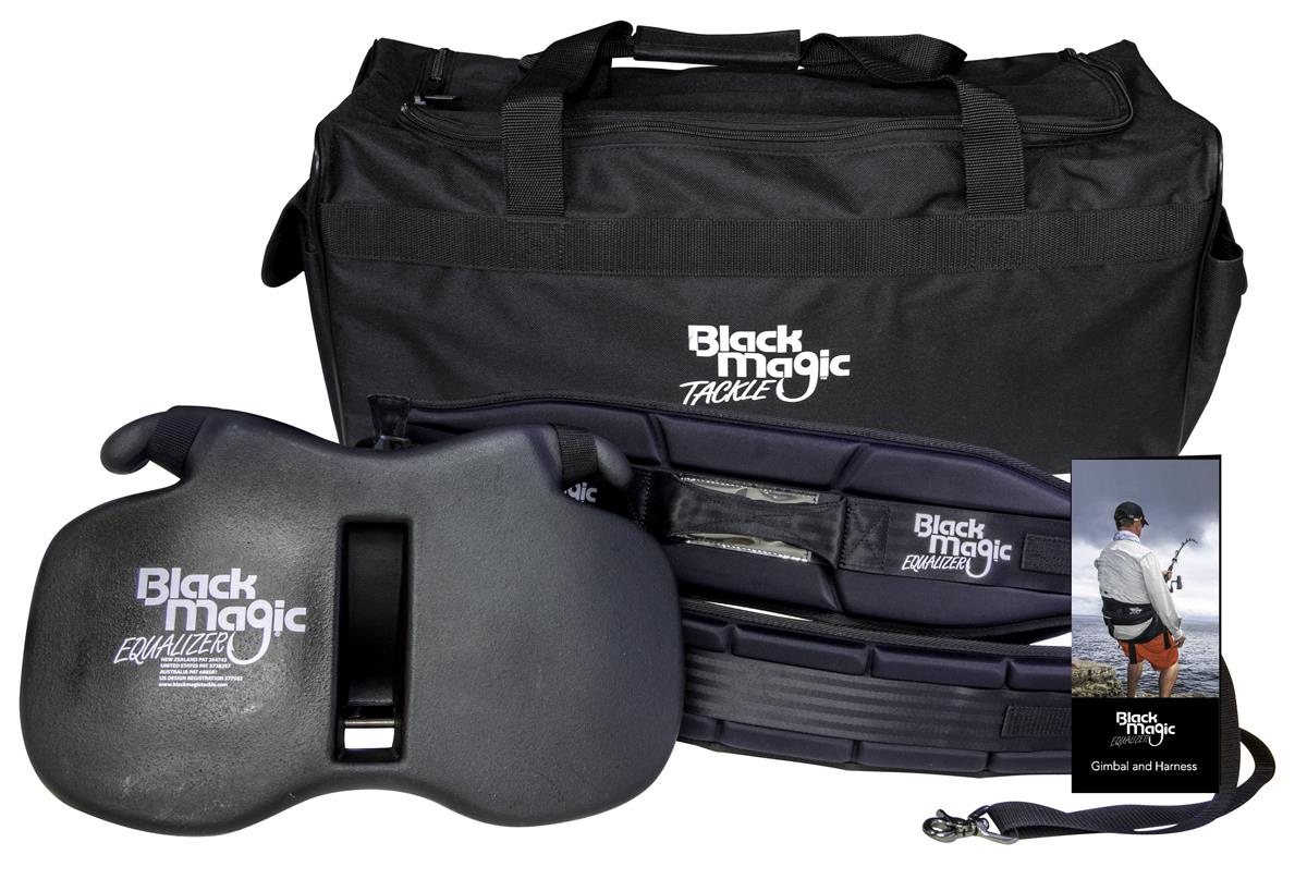 Black Magic Fishing Equaliser Gimbal Belt & Harness SETS With BAG