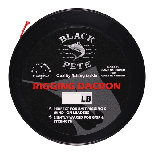 Black Pete Game Fishing RIGGING DACRON - Red