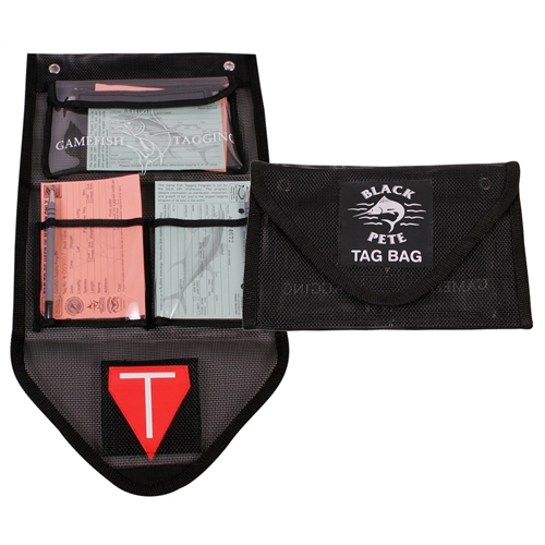 Black Pete Game Fishing TAG STORAGE BAG