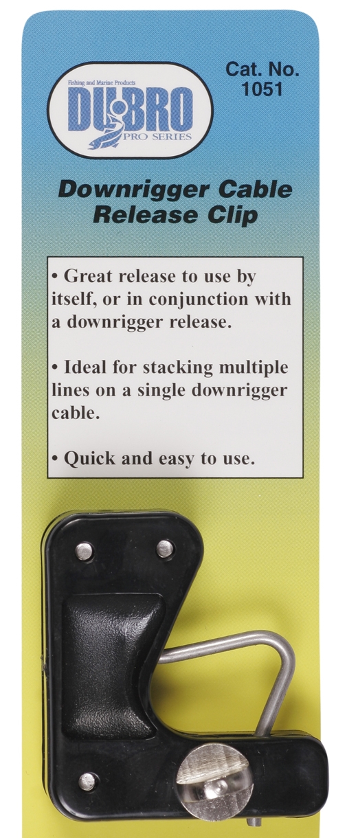 DuBro Fishing Downrigger CABLE LINE RELEASE CLIP