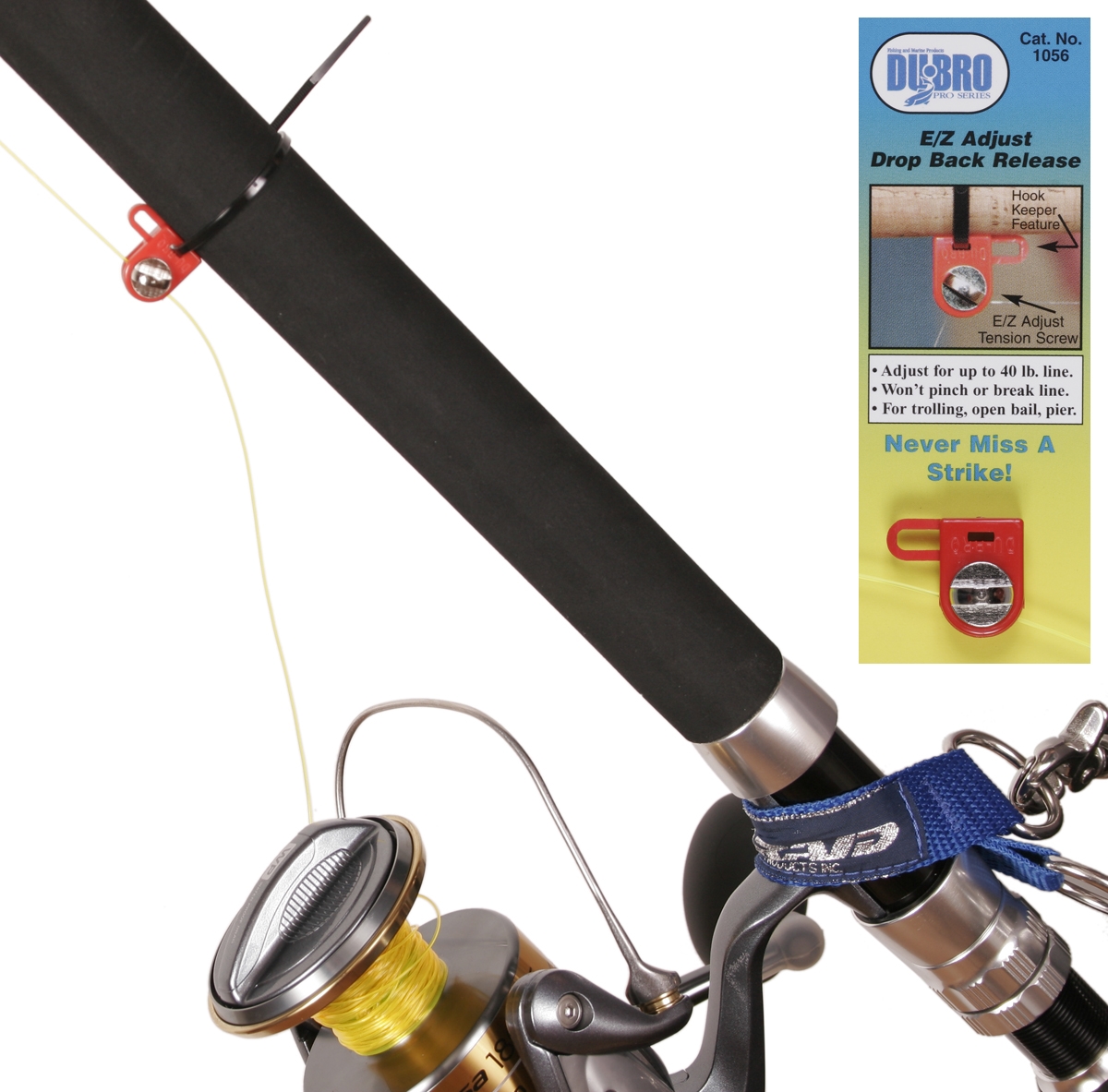 DuBro SPIN FISHING outfit DROP BACK Line RELEASE Pkt/2