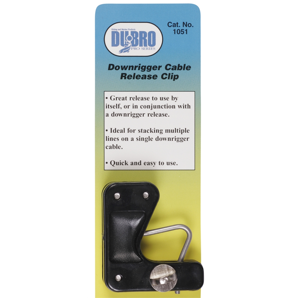 DuBro Fishing Downrigger CABLE LINE RELEASE CLIP