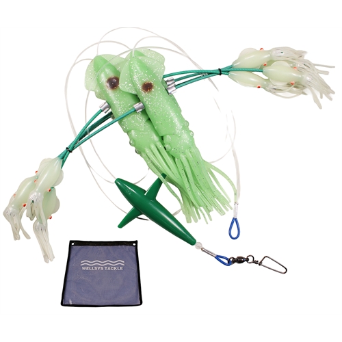 Fishing Teaser - SQUID SPLASHER with 9in Squid SPECIAL