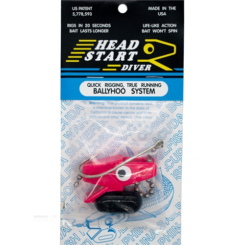 Head Start Fishing Ballyhoo Rigging System -DIVER