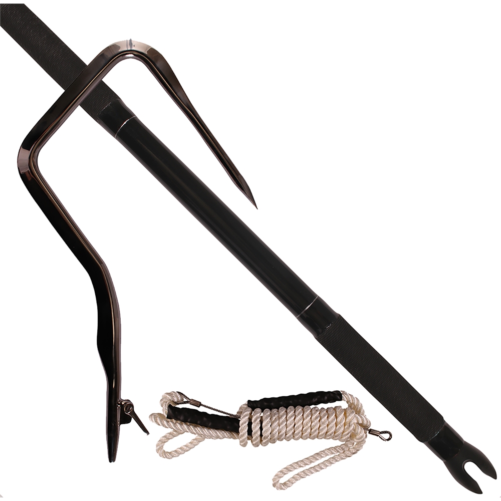 Hookem Fishing Diamond Series FLYING GAFFS With Fibreglass Handle & Rope