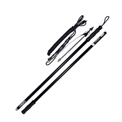 Hookem Fishing HARPOON Set with 2-Piece 2m Pole - Replacement Head with rope