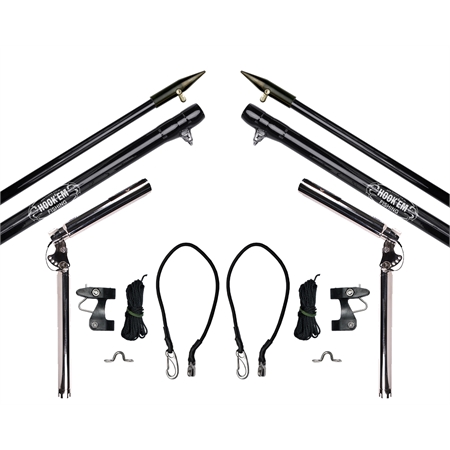 Senior Set - 4.5m Black Poles