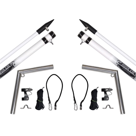 Junior Set - 3m White Poles