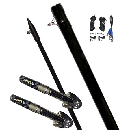 Set with 3m Black Poles