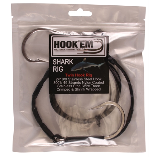 Hookem Fishing SHARK RIG - DOUBLE HOOK 