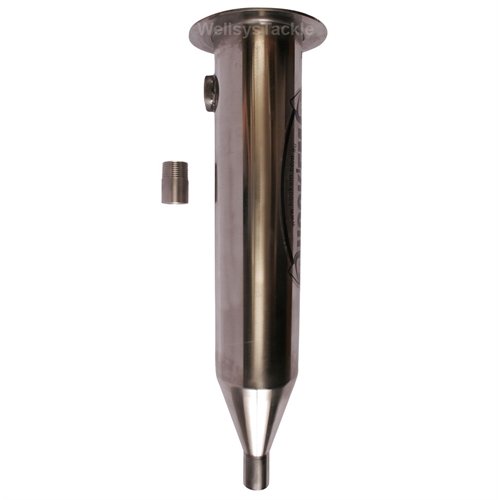 Hookem Fishing Single Live Bait Tube - FLUSH MOUNT with DRAIN