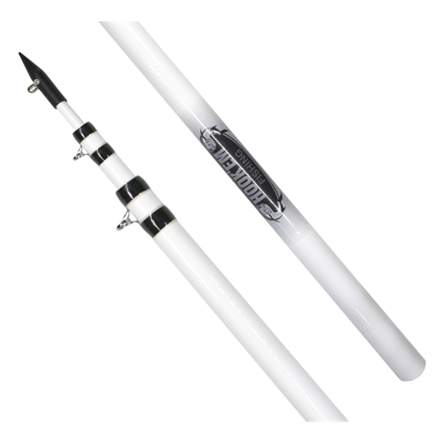 Hookem Fishing WHITE TELESCOPIC OUTRIGGER POLES Pair