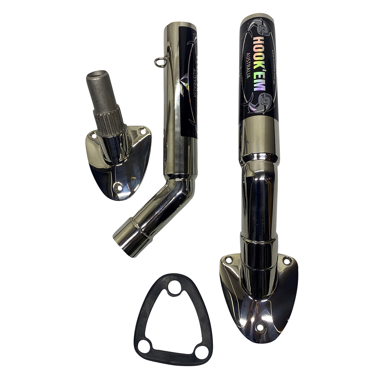 Hookem Game Fishing SPLINED Outrigger BASES Pair