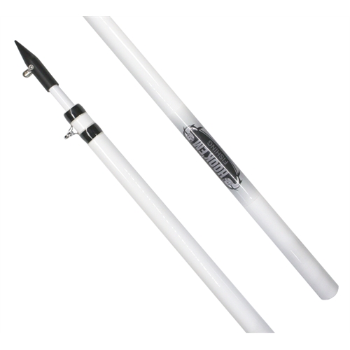 Hookem Game Fishing WHITE TELESCOPIC OUTRIGGER POLES Pair