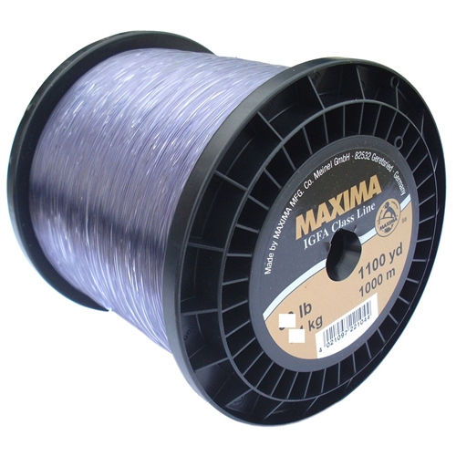 MAXIMA Fishing Line - TOURNAMENT IGFA MONO CLEAR SILVER