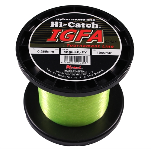 MOMOI Fishing Line IGFA HI-CATCH MONO Fluro YELLOW