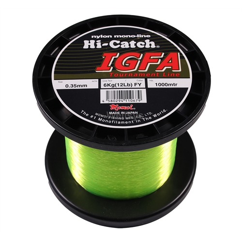 MOMOI Fishing Line IGFA HI-CATCH MONO Fluro YELLOW