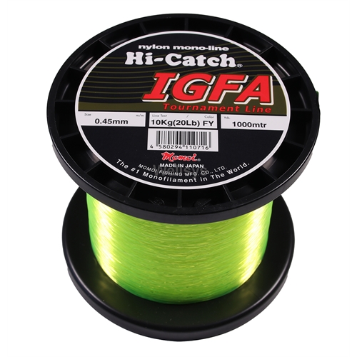 MOMOI Fishing Line IGFA HI-CATCH MONO Fluro YELLOW