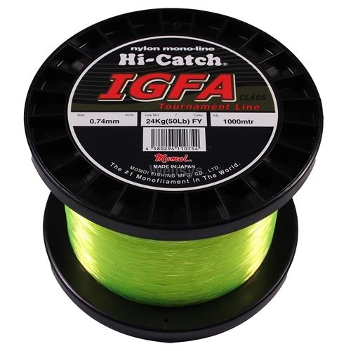 MOMOI Fishing Line IGFA HI-CATCH MONO Fluro YELLOW