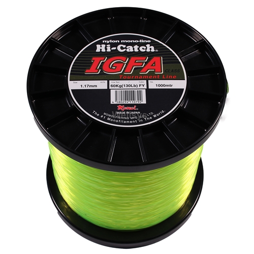 MOMOI Fishing Line IGFA HI-CATCH MONO Fluro YELLOW