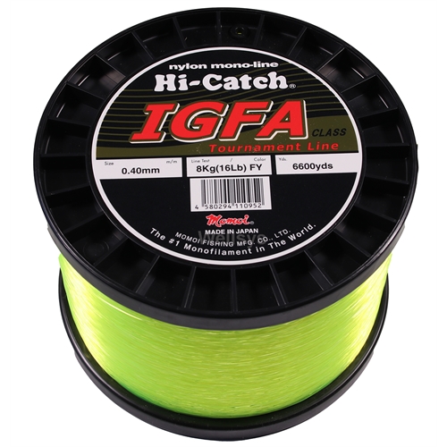 MOMOI Fishing Line IGFA HI-CATCH MONO Fluro YELLOW