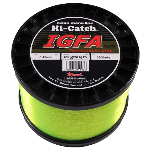 MOMOI Fishing Line IGFA HI-CATCH MONO Fluro YELLOW