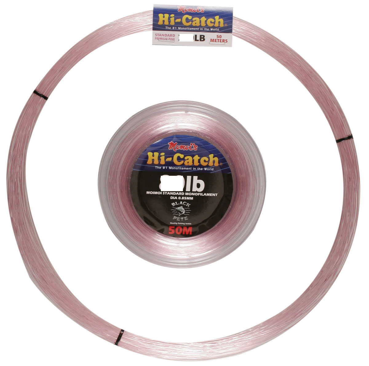 MOMOI Hi-Catch Leader Standard MONOFILAMENT PINK 50m