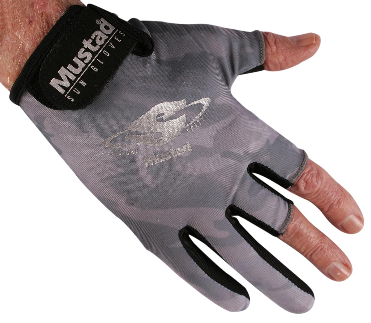 Mustad Sun Protection Fishing Gloves