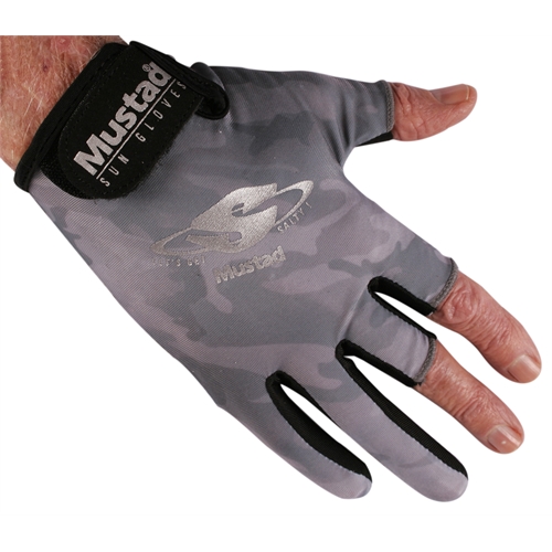 Mustad Sun Protection Fishing Gloves
