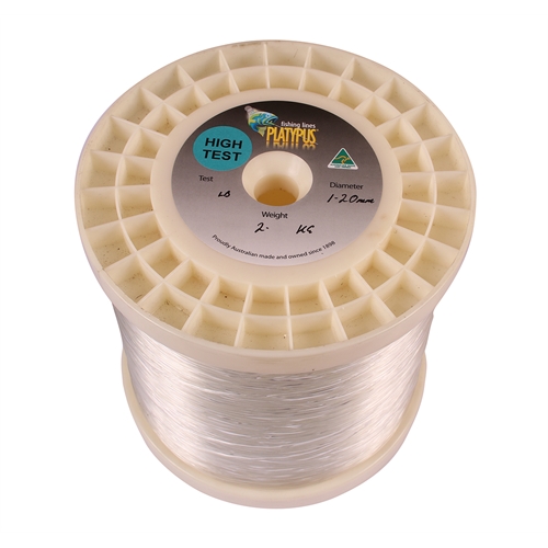 Platypus Fishing Leader/Line - Hi-Test MONO BULK Spool 2kg