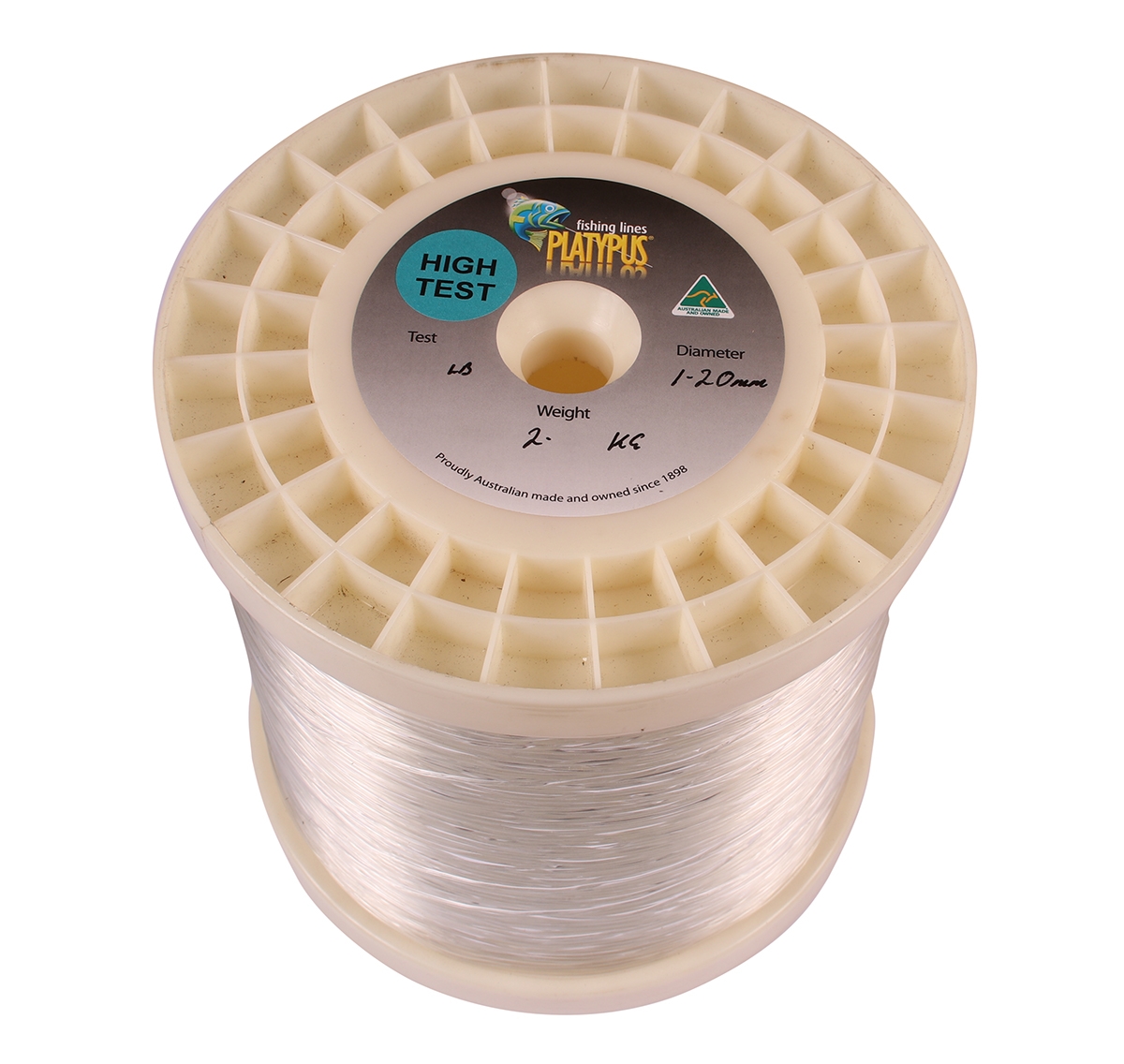 Platypus Fishing Leader/Line - Hi-Test MONO BULK Spool 2kg