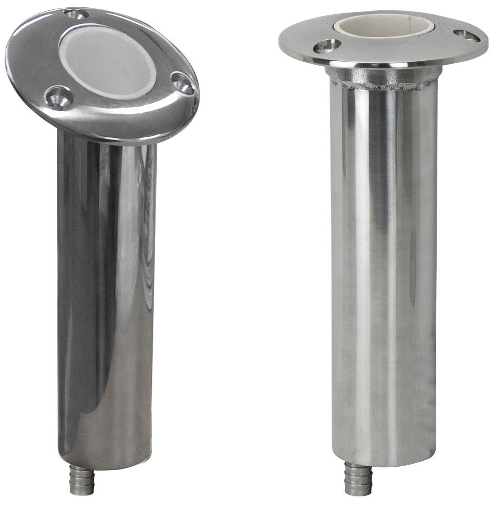 Sam Allen Stainless HEAVY DUTY Fishing ROD HOLDERS WITH DRAIN