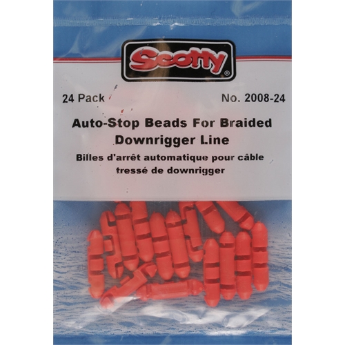 Scotty Auto-Stop Beads for Braided Downrigger Line Pkt/24