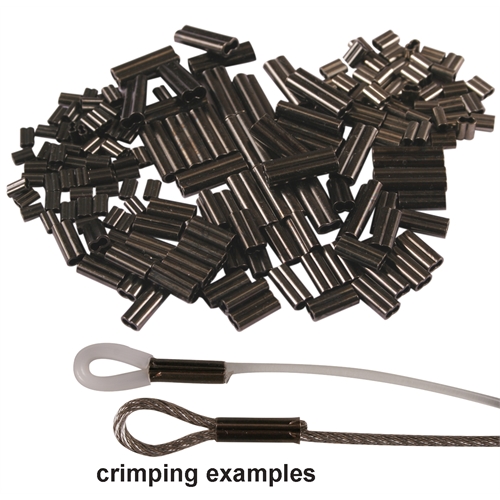 Shogun Fishing - Double (Figure 8) BRASS CRIMPS (Sleeves)