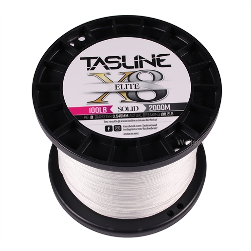 Tasline Elite X8 SOLID BRAID 2000m Spool
