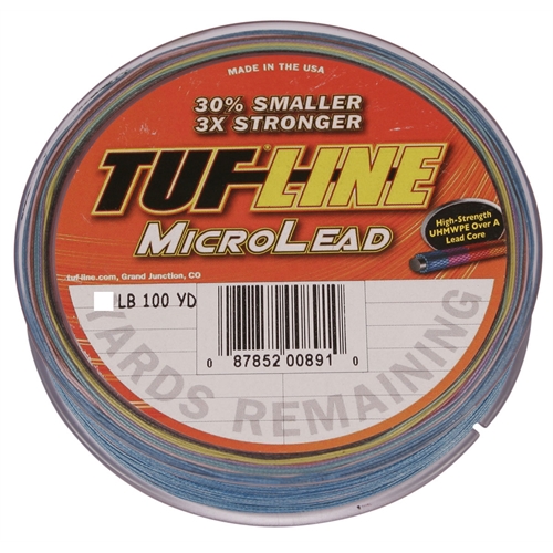 Tuf-Line MICRO Lead Core Fishing Line 18lbs 100yds - 91.4m