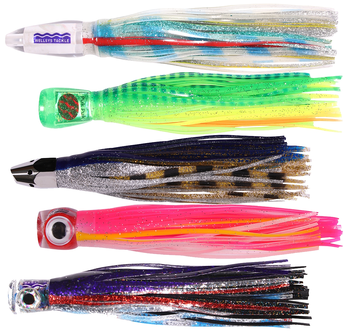 Wellsys Bluefin Tuna Lure Set Light Medium Tackle