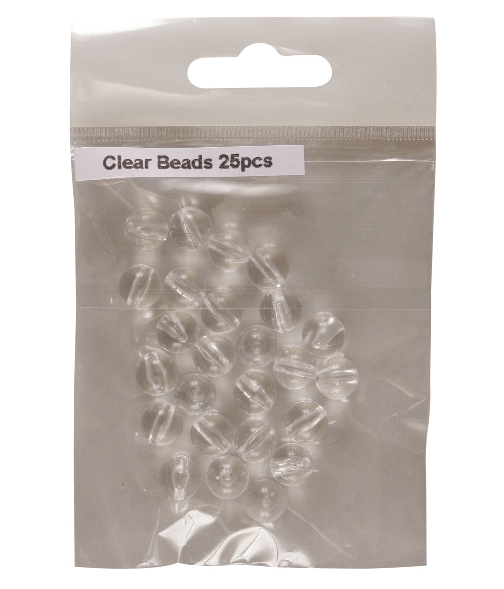 Wellsys Game Fishing CLEAR RIGGING BEADS Pkt/25