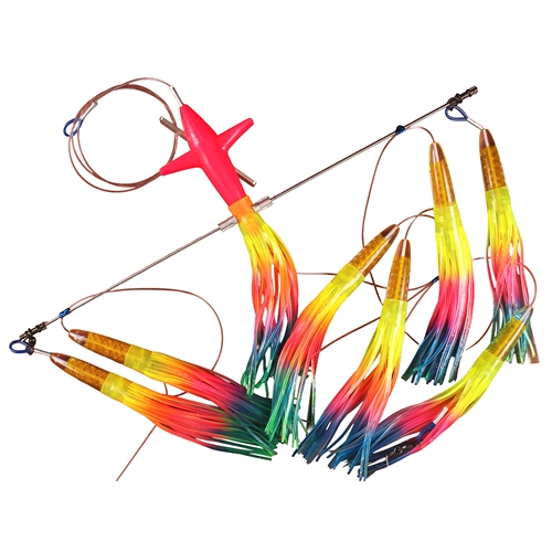 Wellsys Game Fishing Teaser - PORT SIDE SWIMMER  with LURES