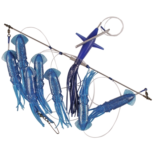 Wellsys Game Fishing Teaser - SIDE SWIMMER SPREADER BAR - 7in SQUID