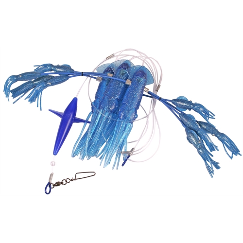 Wellsys Game Fishing Teaser - SQUID SPLASHER with 7in Squid