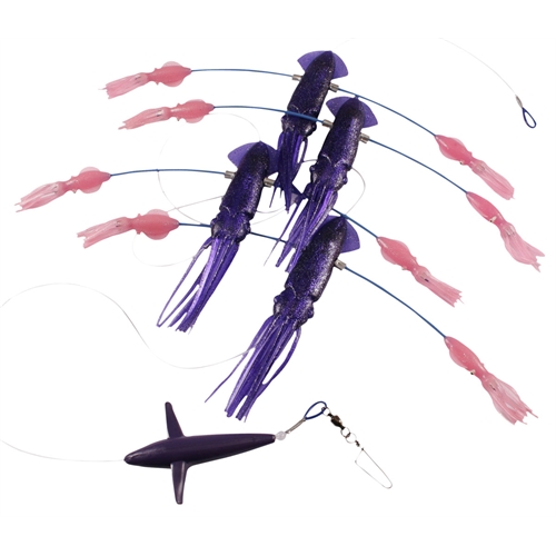 Wellsys Game Fishing Teaser - SQUID SPLASHER with 9in Squid
